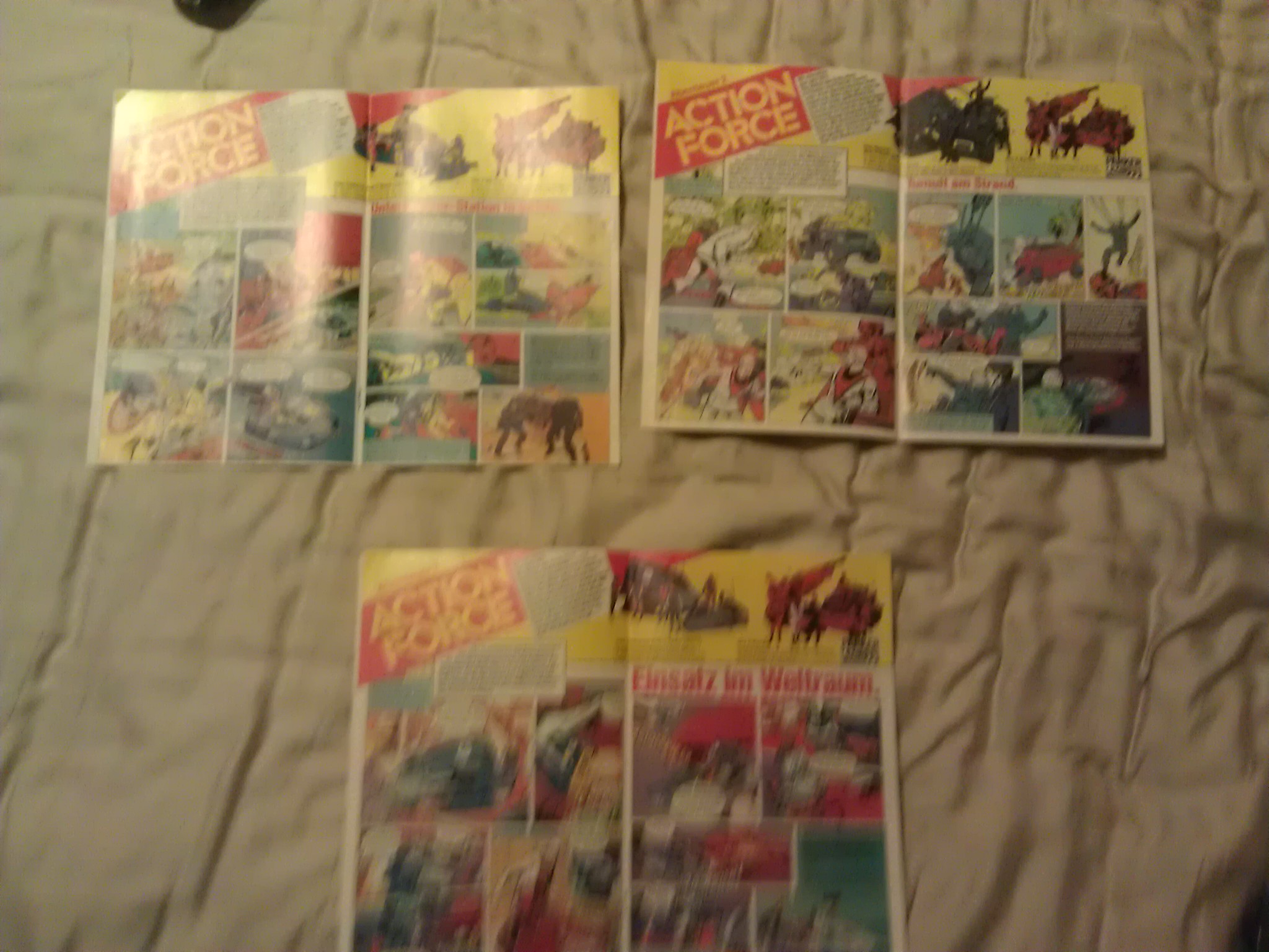 Adverts from the comics
