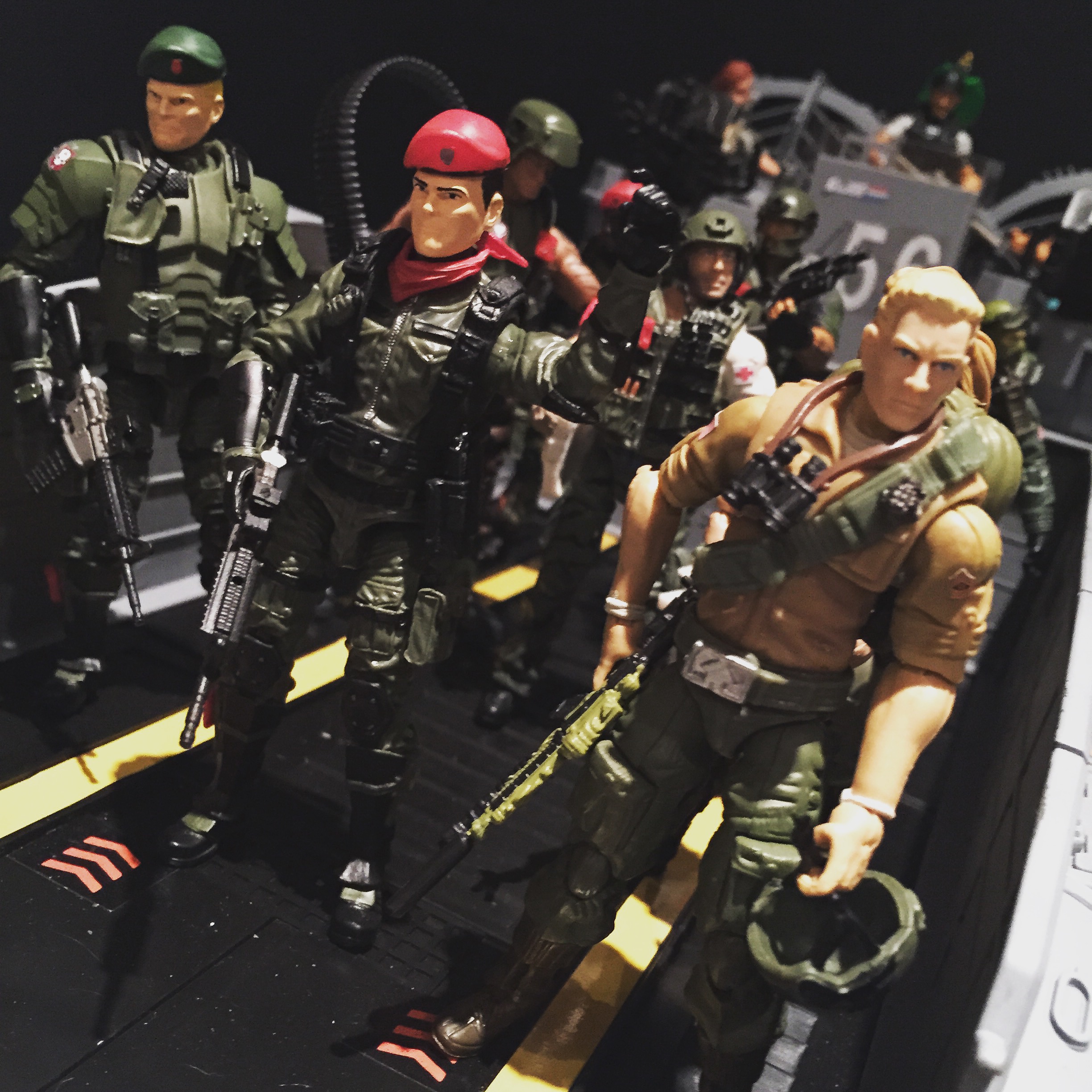 Skip, Z-Force Commander and Duke in the Orca LAHC