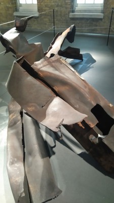 Window frame from the World Trade Center after 9/11