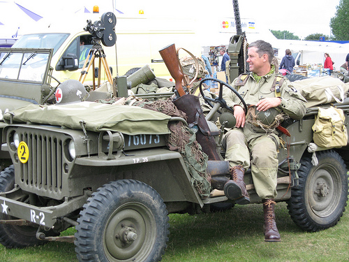Spotted @ Duxford military vehicle show last season.