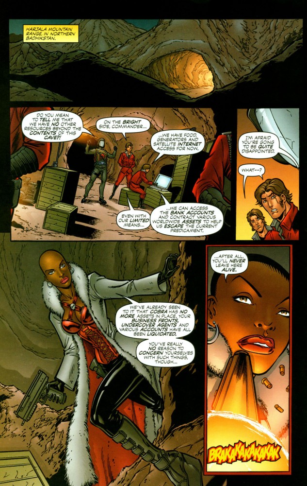 Dela Edens takes out Cobra Commander and the Twins !